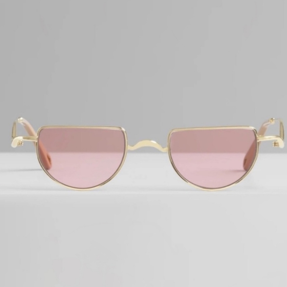 Chloe Pink Tinted Glasses - Picture 3 of 9